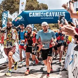Running competition around the island of Menorca 