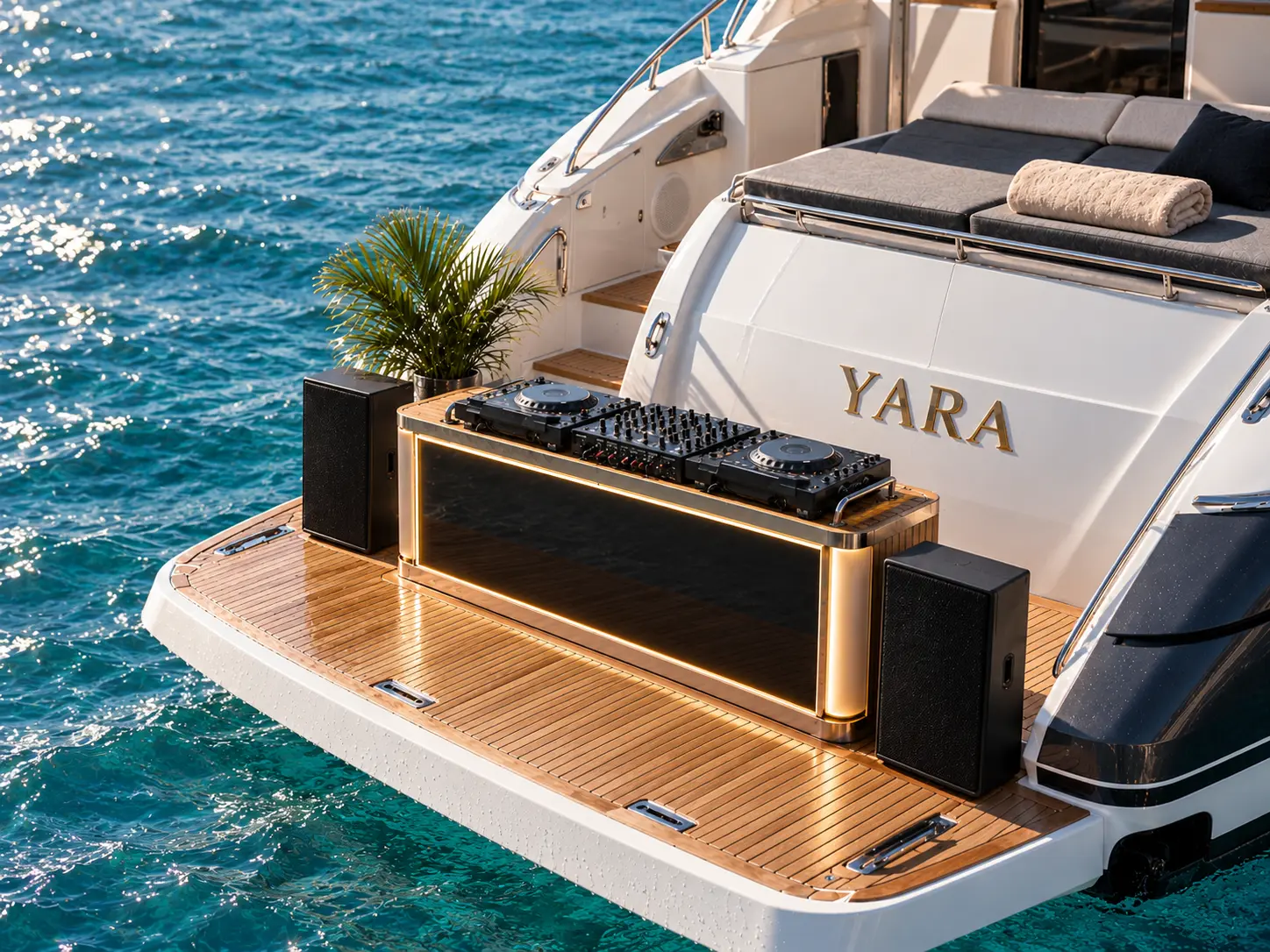 Música y ambiente en Boat Charter Menorca